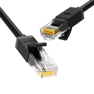 Ugreen Ethernet patchcord kábel RJ45 Cat 6A UTP 1000Mbps 3m fekete (20161)