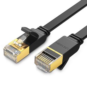 Ugreen 11261 Ethernet patchcord kábel RJ45 Cat 7 STP LAN 10Gbps 2m fekete