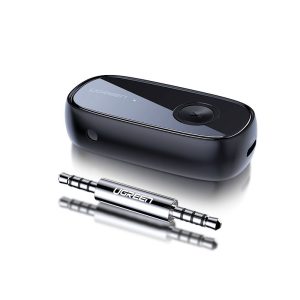 Ugreen vezeték nélküli Bluetooth audioadapter AUX aptX mini jack vevő fekete (70304)