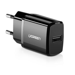 Ugreen 50459 USB hálózati töltő adapter 2.1A, fekete