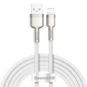 Baseus Cafule USB / Lightning kábel 2.4A 2m, fekete (CALJK-B02)