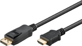 Goobay 51958 DisplayPort v1.1 – HDMI kábel 3m Fekete
