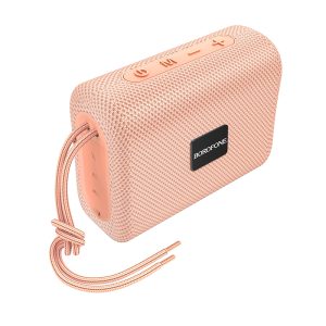 BOROFONE Bluetoothos mini hordozható hangszóró – BR18-rózsaszín
