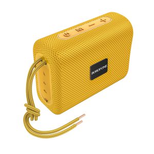 BOROFONE Bluetoothos mini hordozható hangszóró – BR18 sárga