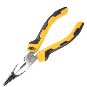 Deli Tools EDL2106 hosszúcsőrű fogó 6″ (sárga)