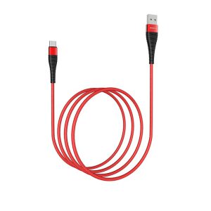 Borofone BX32 USB – USB-C kábel, 1m, 3A, piros