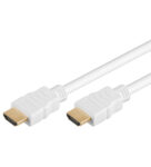 Goobay 31892 HDMI kábel aranyozott, fehér szín ,1,5m
