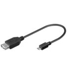 Goobay 95193 USB 2.0 Hi-Speed adapter kábel, Mini USB – USB aljzat