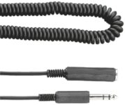 Nedis Cable-6,35SM-Fejhallgató hosszabbító spirális kábel (jack 6,35- dugó 6,35)