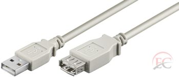 Goobay 68624 USB 2.0 hosszabbító kábel 0,6 m