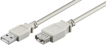 Goobay 68621 USB 2.0 hosszabbító kábel  0,3 m