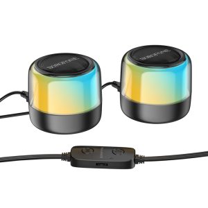 Borofone BP12 Bluetooth hangszóró RGB leddel 2 x 5W