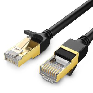 Ugreen 11269 Ethernet patchcord kábel RJ45 Cat 7 STP LAN 10Gbps 2m fekete