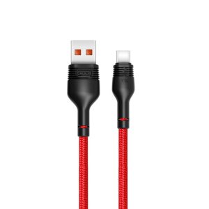 XO NB-55 USB – C kábel, 1 m, 5A, piros