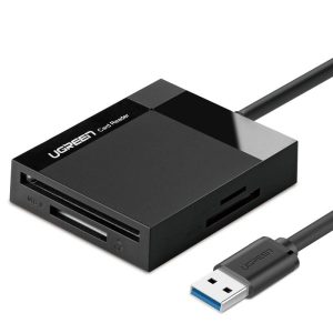 Ugreen 30333B Multi USB 3.0 Külső kártyaolvasó 4 az 1-ben, 0,5m (fekete)