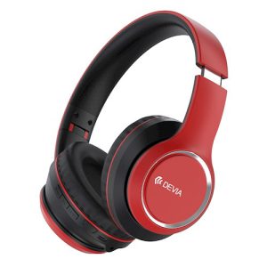 Devia BRA010036 vezeték nélküli fejhallgató, piros-fekete