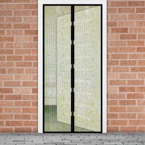 Delight 11398H Szúnyogháló függöny ajtóra, 100 x 210 cm