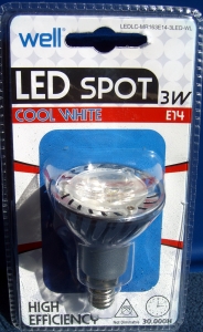 Well LED izzó MR16 E14 Spot 3 Super fényes High Power SMD LED Csak most-50%!