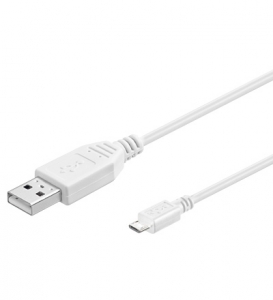 Goobay 95143 USB link cable,1,8m fehér