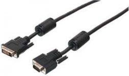Well Cable-195 DVI/VGA(M)-15HD(M) Átalakitó kábel 2m, aranyozott