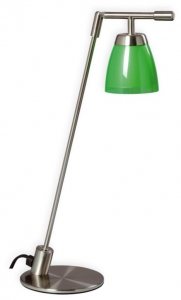 Head, íróasztali lámpa, zöld