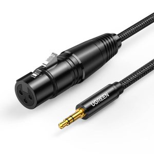 Ugreen 20244 AV131 kábel 3.5mm / XLR 2m, fekete