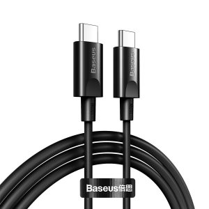 Baseus Type-C kábel, Xiaobai series gyorstöltés, 100W/5A 1.5m, fekete CATSW-D09