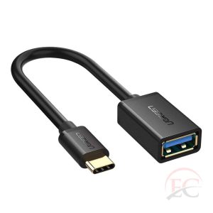 Ugreen USB to USB Type C 3.0 OTG átalakító adapter kábel – Fekete (30701)