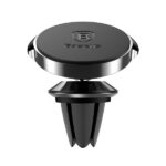 Baseus SUER-A01 Small Ears szellőzőrácsra rögzíthető mágneses autós telefontartó fekete 360°-ban forgatható