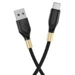 Borofone BX92 USB – USB-C kábel 1m 3A – fekete