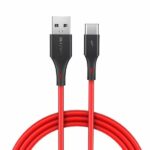 Blitzwolf BW-TC15 USB – USB-C Kábel – 1,8m 3A – Piros