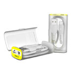 Vipfan USB és USB-C kábel X06, 3A, 1m, fehér (CB-X6TC)