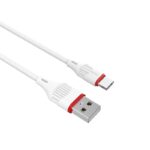 Borofone BX17 Borofone kábel – USB C – 3A – 1m – Fehér