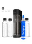 Sodapop Logan 3 fekete + 3 Üveg palack (2x850ml és 1x 600ml) + 1 CO2 patron