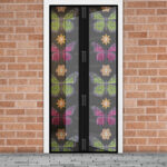 Garden of Eden 11398P Szúnyogháló függöny ajtóra – mágneses – 100 x 210 cm – virágos pillangós