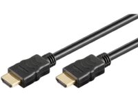 Goobay 88251 HDMI-HDMI kábel, aranyozott, 2 m, 2.0