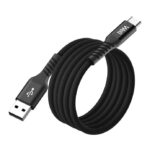 Well CABLE-USB/USBC-1BK07-WL mágneses USB/ USB-C kábel 5V-3A 1m – (fekete)