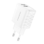 Foneng EU53 2xUSB Hálózati adapter 2,4A, fehér